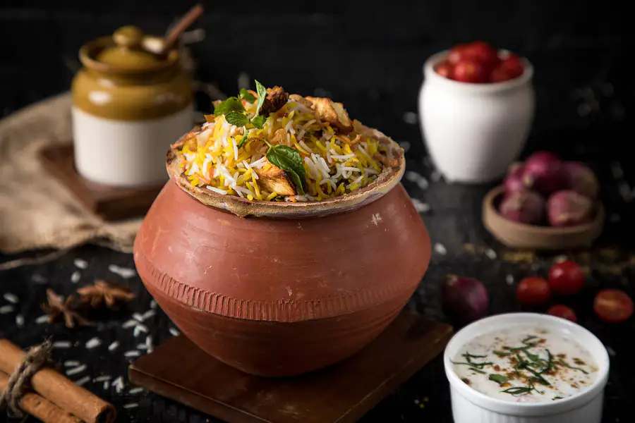 Veg Dum Biryani from In The Punjab