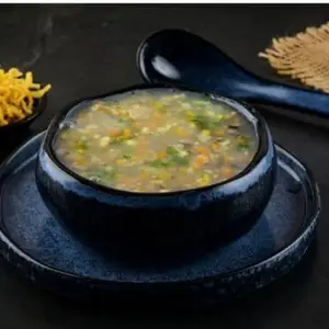 Veg Burnt Garlic Soup