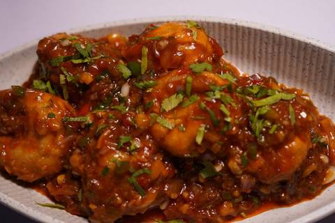 Veg Manchurian Momos